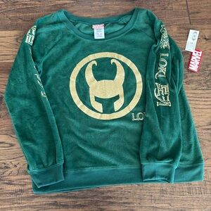 NWT Marvel Loki sweatshirt L